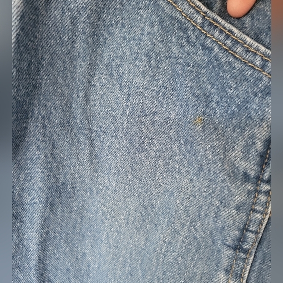 Vntg Viridiana Farm Bib Denim Overall Blue Size YOUTH Size 16 Adult XS-S? - Picture 5 of 13